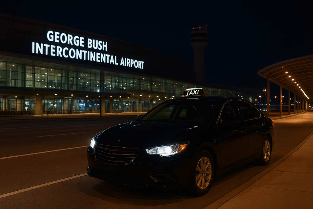 Taxi from IAH to Galveston